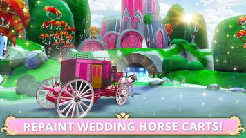 Princess Carriage: Design & Ride. Horse Games 2018 โปสเตอร์