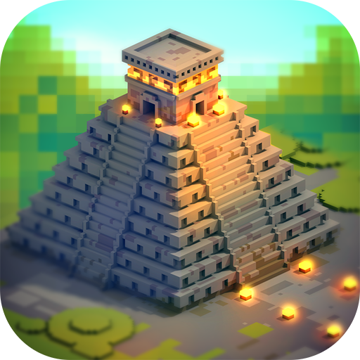 Aztec Craft: Jogos de Construção de Cidades