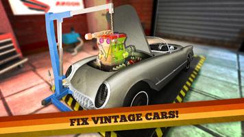 Retro Car Mechanic poster