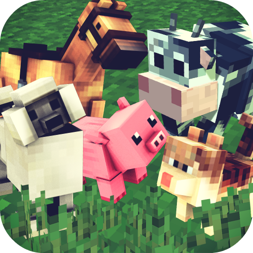 Animals Craft: Block World Exploration. Pet Games