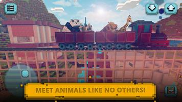 Animals Craft: Block World Exploration. Pet Games screenshot 1