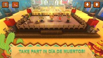 Mexico Craft: Bisonte e Burrito. Jogos de Crafting imagem de tela 1