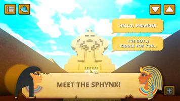 エジプトビルディングゲーム：ピラミッドの街の探検 スクリーンショット 3