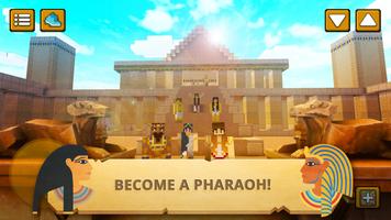 エジプトビルディングゲーム：ピラミッドの街の探検 スクリーンショット 2