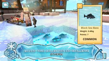 Ice Fishing Craft: Kış Macerası. Balık Tutma Oyunu Ekran Görüntüsü 2