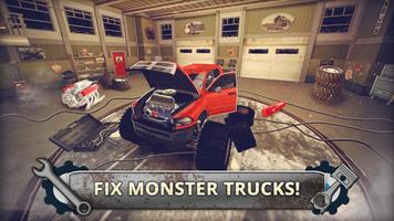 Monster Truck Mechanic Affiche