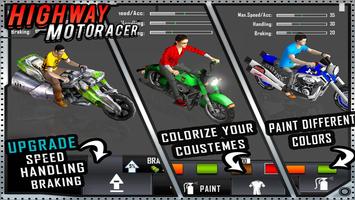 Highway Moto Rider -Bike Rider screenshot 1