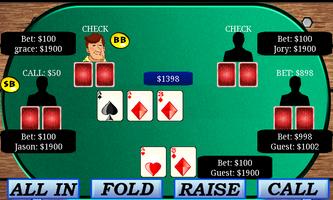 Texas Holdem Poker Free capture d'écran 2
