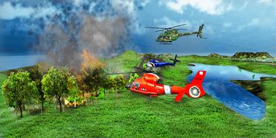 Rescue City & Army Helicopter Simulator imagem de tela 1