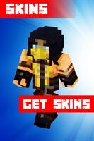 Game Skins for Minecraft Affiche