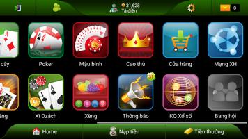 Đánh Bài Tá Lả GameThuOnline تصوير الشاشة 1