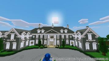 Royal Mansion Minecraft Map Affiche