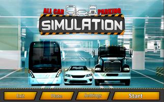 All Car Parking Simulation Affiche