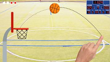 Basketball Shooter - Free Throw Game imagem de tela 2