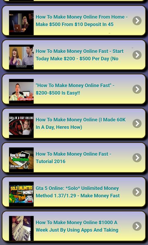 How To Make Money Online For Android Apk Download - how to make money online screenshot 2