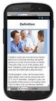 Ganglion Cyst Information poster