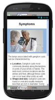 برنامه‌نما Ganglion Cyst Information عکس از صفحه