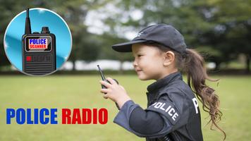 Police Radio Scanner Plakat