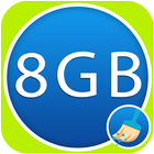 8GB Ram Cleaner booster : memory expander pro 2018 icon