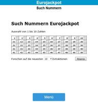 Eurojackpot Glücklich Zahlen für Deutschland स्क्रीनशॉट 3