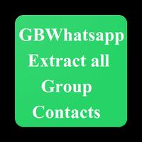 🆕GBWhatsapp extract all group contacts Ekran Görüntüsü 1