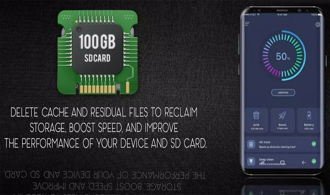 100GB Micro Sd Card & Ram Expander - Cleaner Cache APK for Android Download