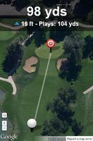 Map Caddie Golf GPS Poster