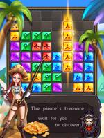 Poster Blocco gioiello del pirata puzzle