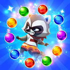 Raccoon Rescue Bubble Shooter icône