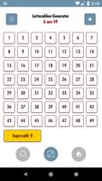 6 aus 49 Lottozahlen Generator Poster