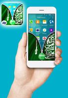 Saudi Flag Zipper Screen Lock 2018 captura de pantalla 3