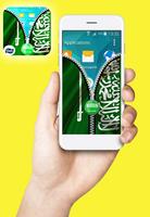 Saudi Flag Zipper Screen Lock 2018 screenshot 2