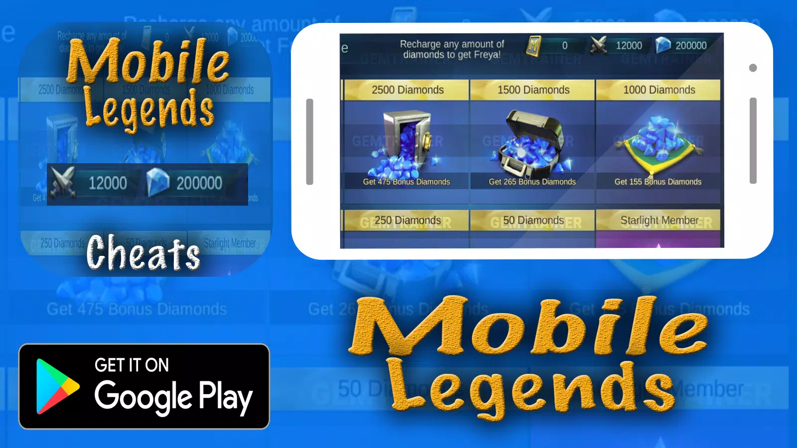 Download Cheat Of Mobile Legends prank android on PC