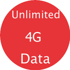 Unlimited 4G Data ikona