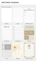 Add S Note Template Plakat