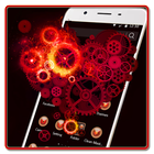 Gear Heart Gothic Red Theme icon