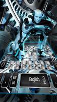 machine silver gear keyboard mechanical future ai imagem de tela 1
