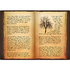 Icona Book of Shadows White Wiccan Magick Grimoire