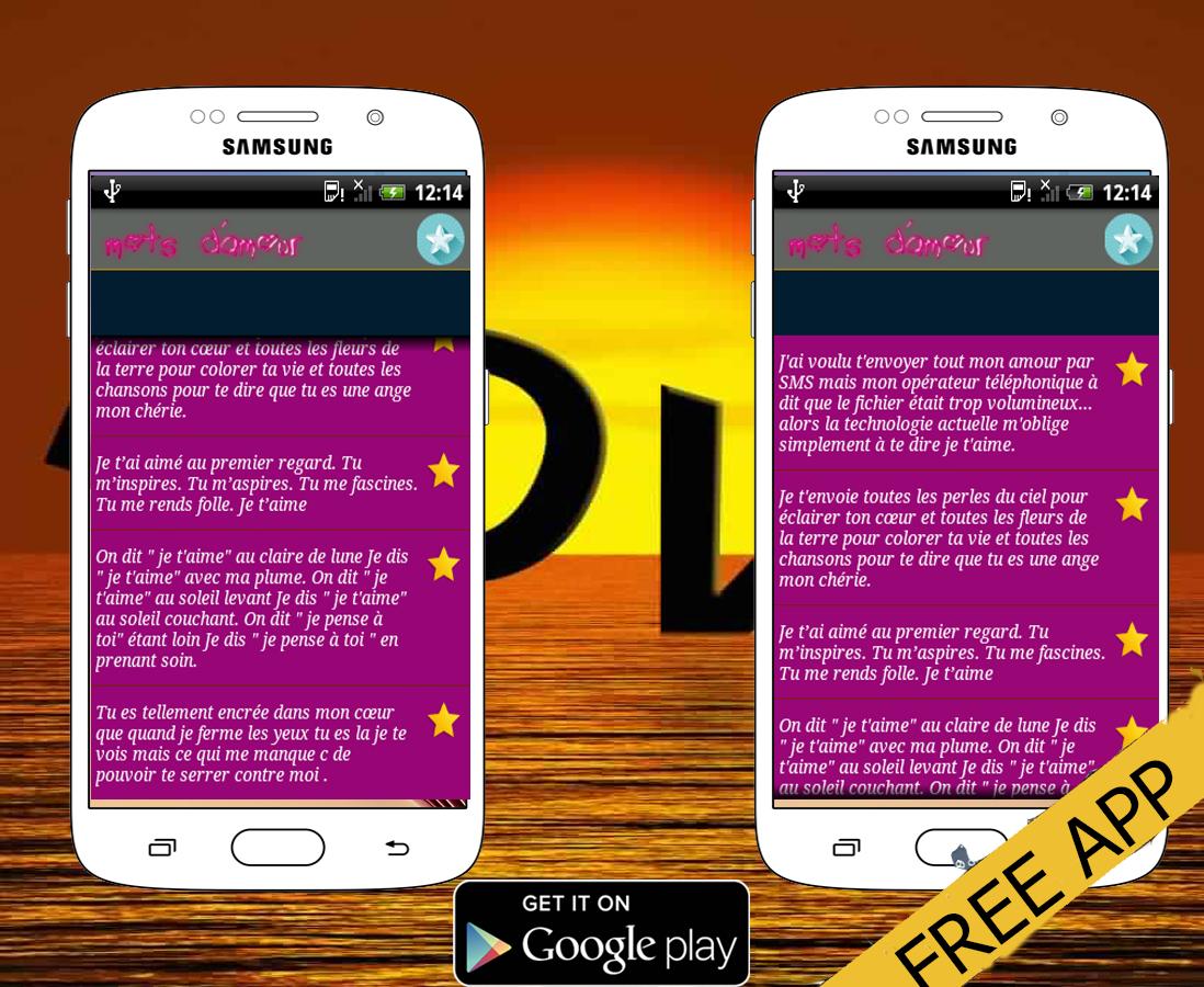 Mots D Amour 16 For Android Apk Download