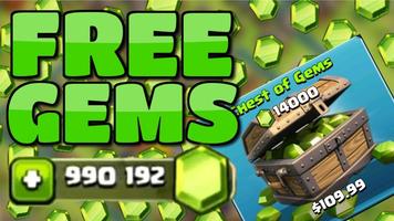 Gems box Clans - Clash of Clan Affiche