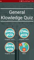 General Knowledge Quiz Plakat