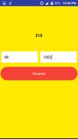 Random Number Generator - random.org cool app اسکرین شاٹ 1