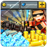 Coins gems Pixel Gun 3d - Joke App icône