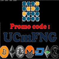 Mining Promo Code "UCmFNG" Affiche