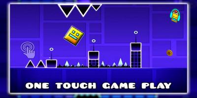 Super Geometry Gold Dash постер