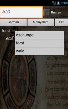 German Malayalam Dictionary poster