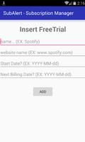 SubAlert - Subscription Manager Screenshot 1