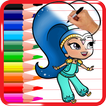 learn to draw Shimmer and Shini