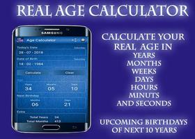 Real Age Calculator Affiche