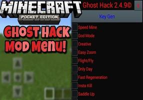 Ghost Hack Mod for MCPE الملصق